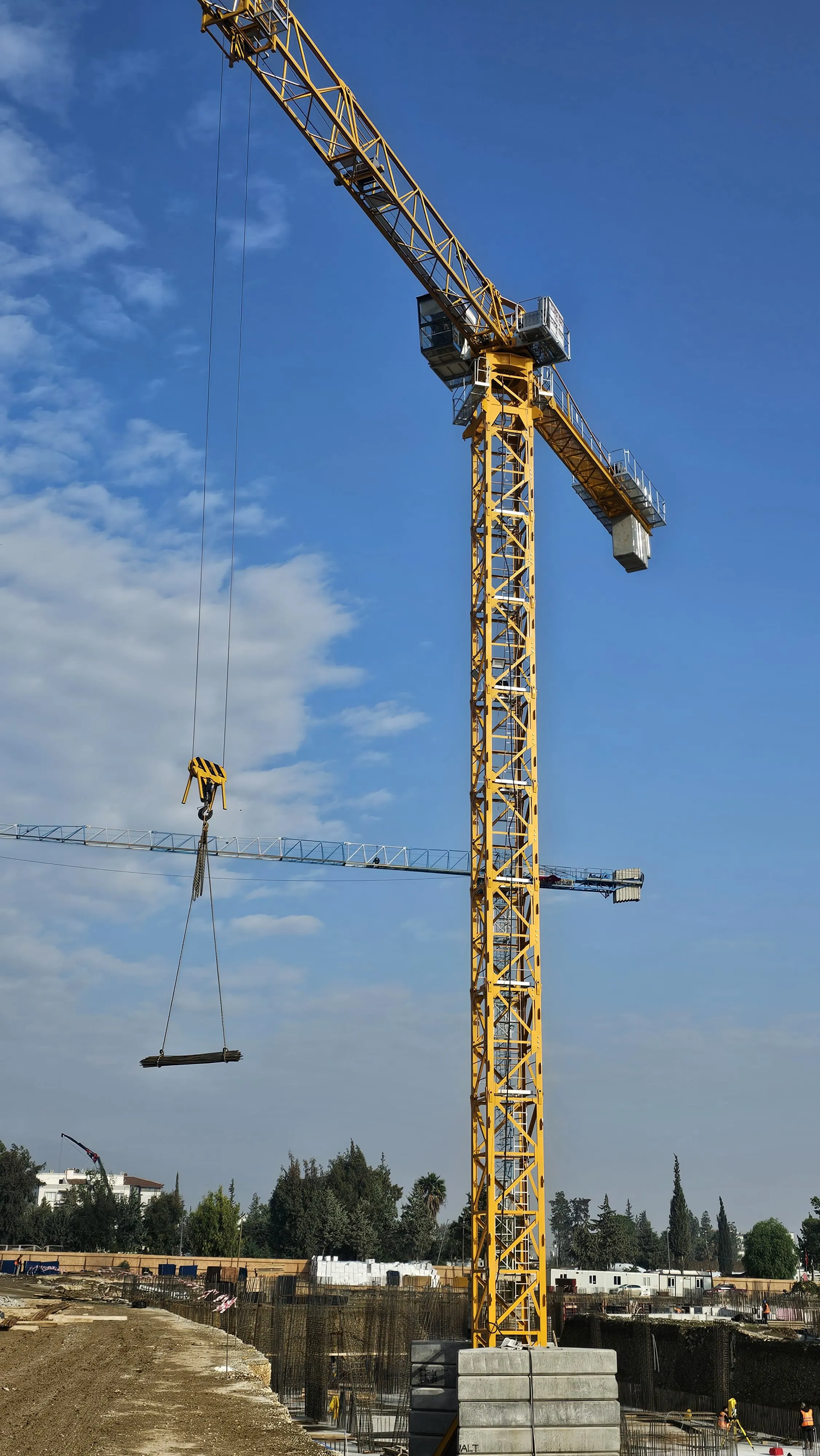 Dahan gergisiz kule vinç tam boy